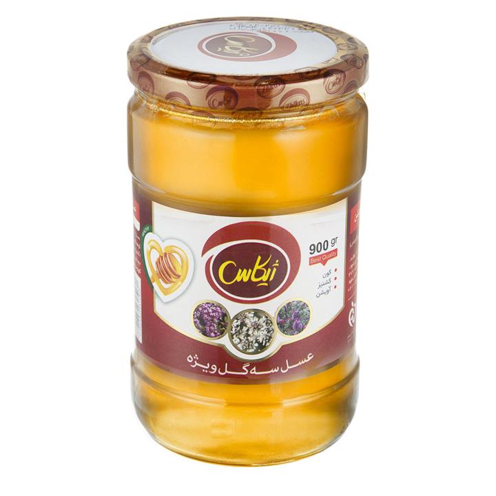 عسل سه گل ویژه 900 گرمی ژیکاس